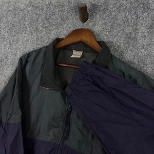 Vintage‎ Cheetah Sport Windbreaker Jacket Full Zip Nylon Colorblock Mens